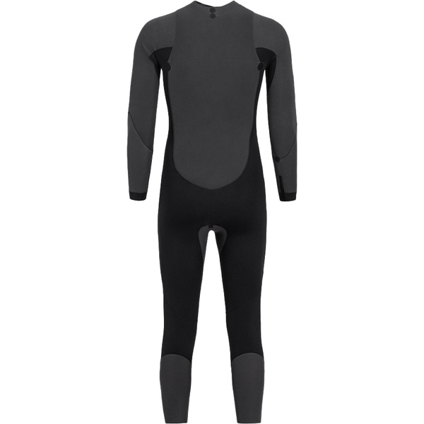 2026 Orca Mens Zeal Hi-Vis Back Zip Open Water Swim Wetsuit NN2Z - Black